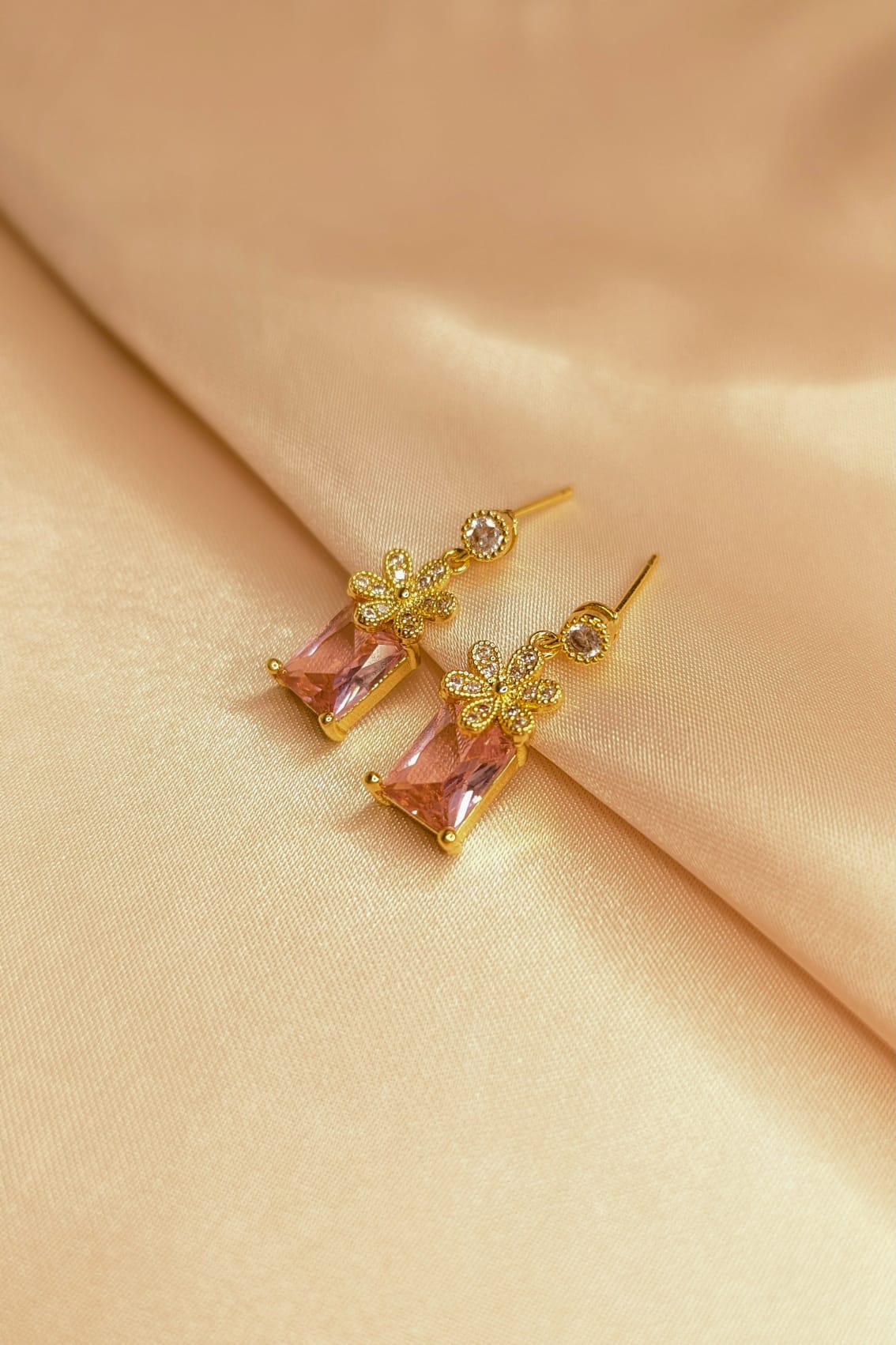 Pink imperial stone Earrings