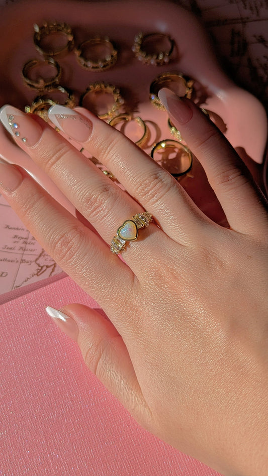 Mermaid heart Ring